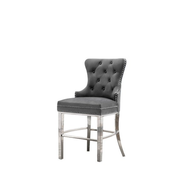 Best Quality Furniture Button-tufted Dining Counter Side Chairs