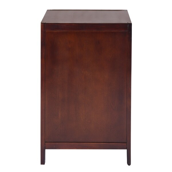 Homy Casa American Traditional Solid Wood Storage Nightstand - - 32918584