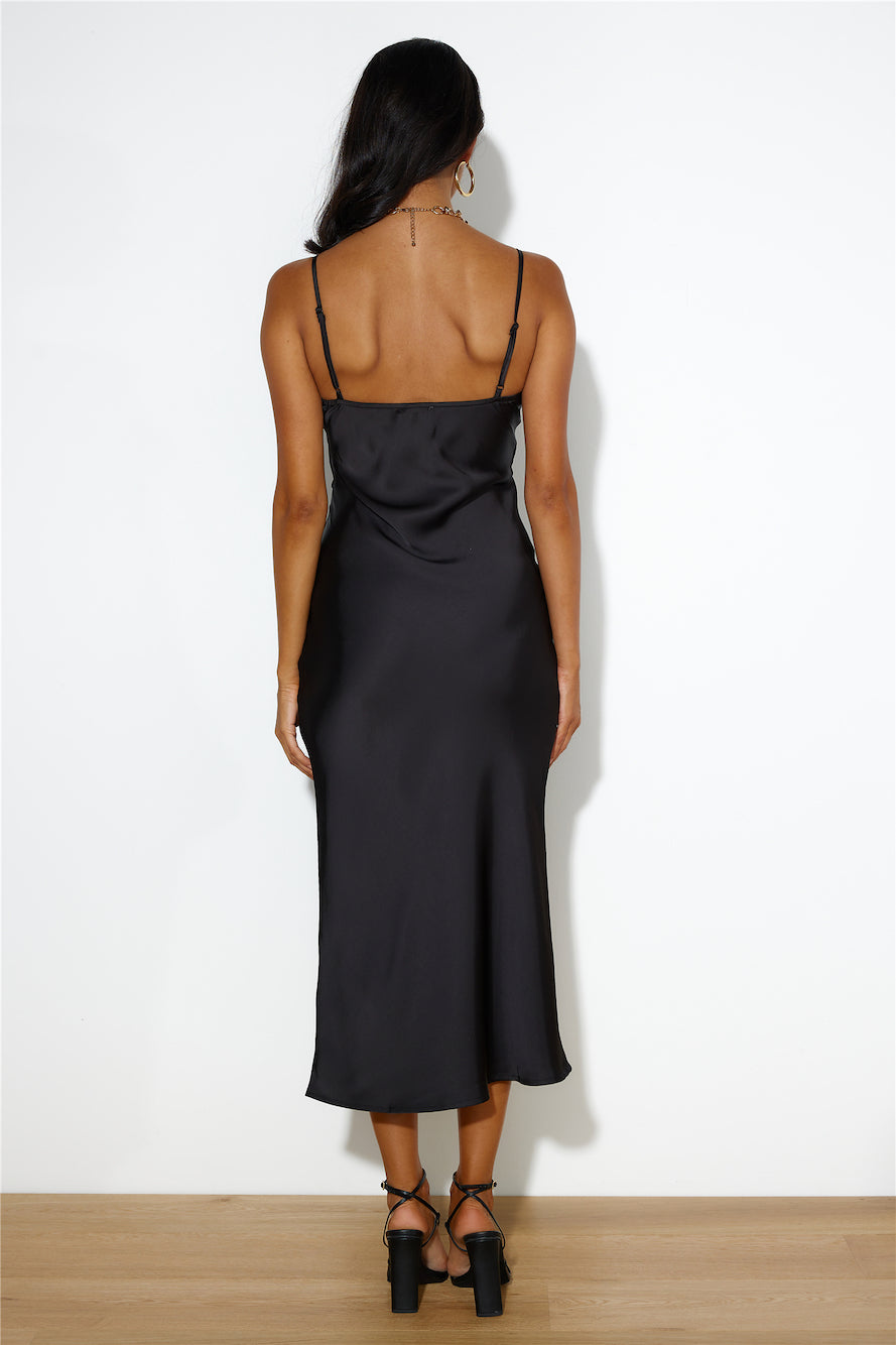 Your Style Midi Dress Black