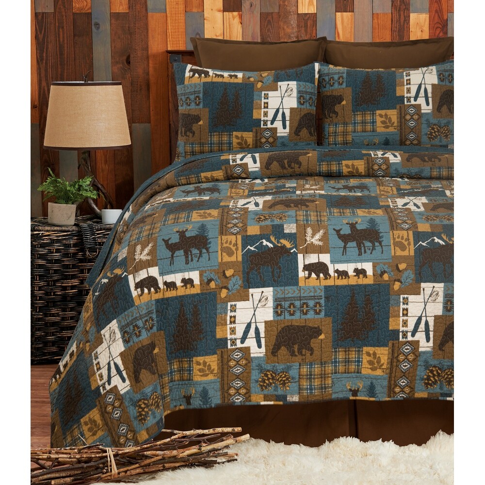 Timber Trails Sky Quilt Set