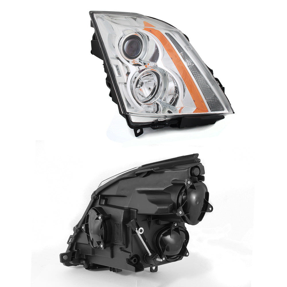 Fits 2008-2014 Cadillac CTS Right Passenger Side Projector Headlight Light 08-14