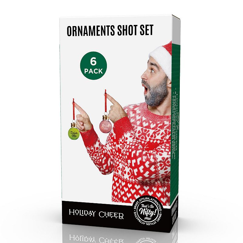 Nifty 6-Piece Ornament Shot Glass Set