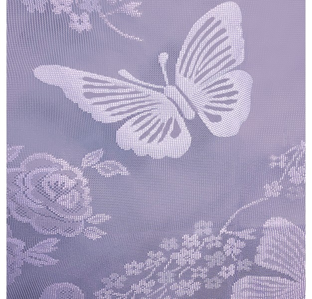 Collections Etc Butterfly Lace Drapes