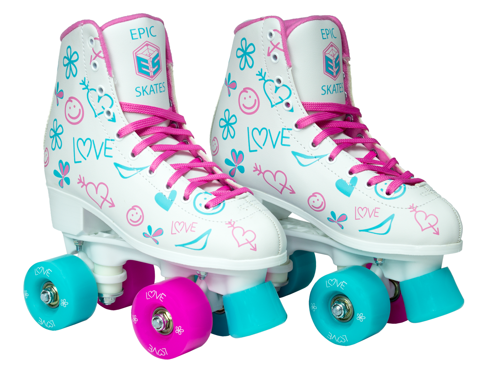 Epic Skates Frost Quad Roller Skates