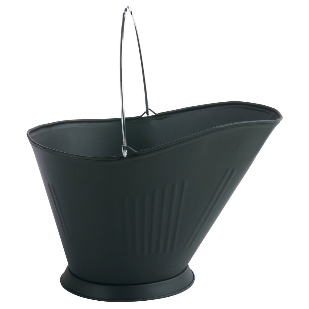 Panacea 15341 Fireplace Ash Bucket  Black