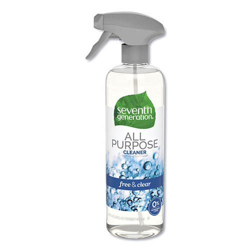 Unilever Seventh Generation Natural All-Purpose Cleaner | Free and Clear Unscented， 23 oz Bottle | SEV44713EA