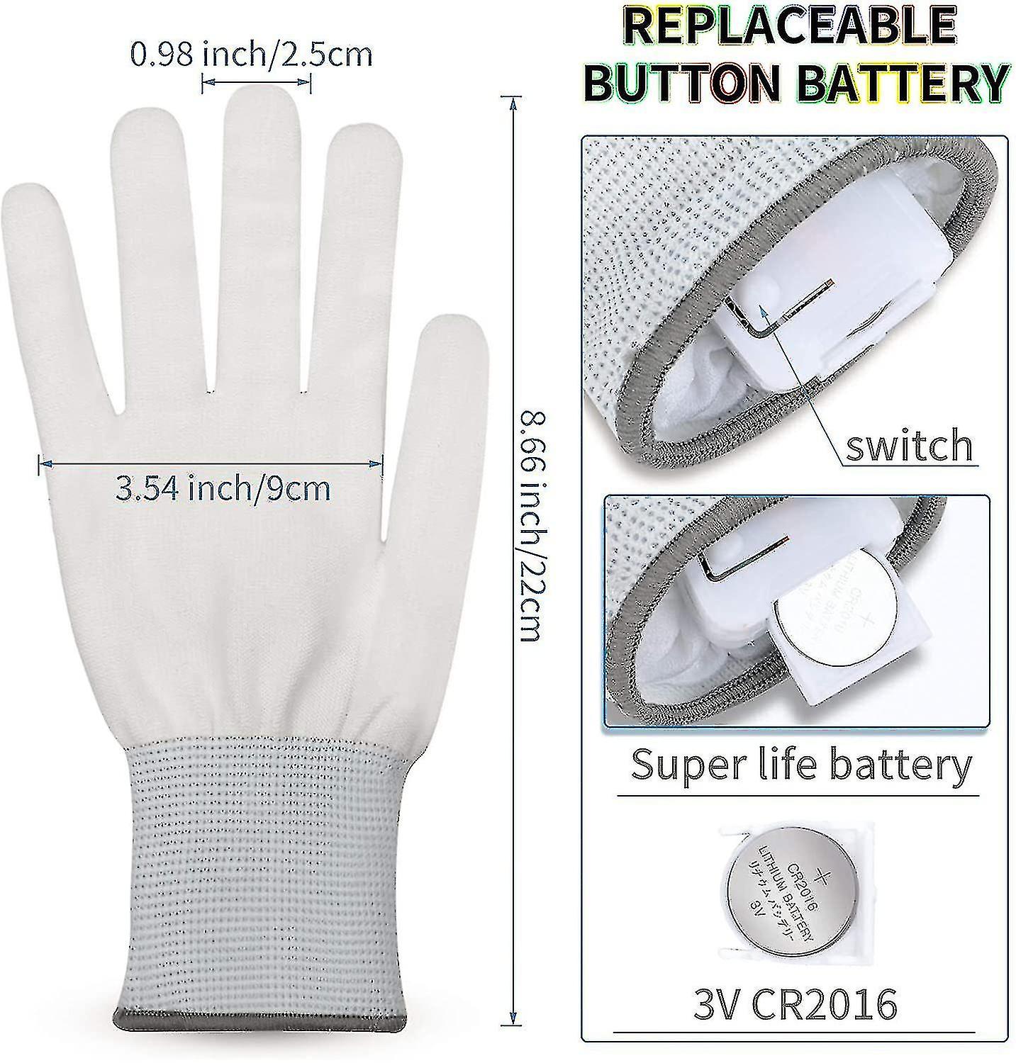 Led Gloves Cool Toys For Kids Toys For 3-15 Year Old Boys Gifts For Girls Boy Light Up Gloves