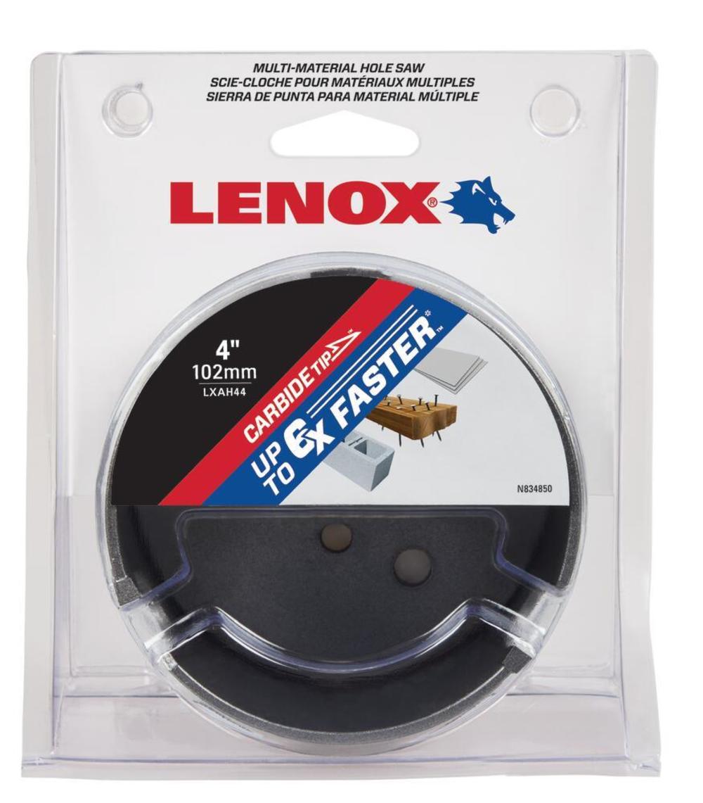 LENOX 4 (102MM) MM CARBIDE HOLE SAW