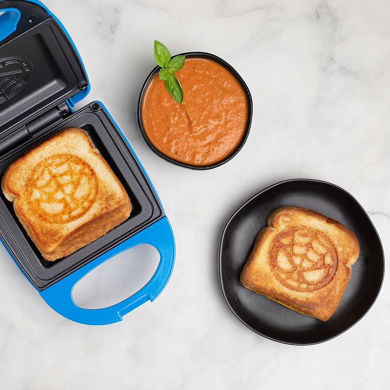 Uncanny Brands Marvel Eat The Universe Spider-Man Grilled Cheese Sandwich Maker