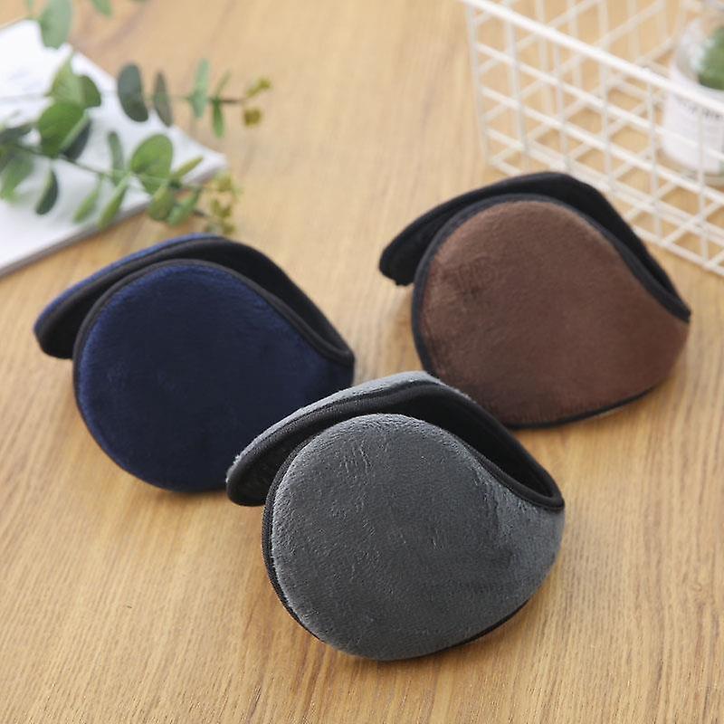 Windproof Earmuffs Men Women Ear Warm Protector Thicken Plush Winter Warm Fleece Earmuff Outdoor Cycling Warmer Soft Ear Muffs