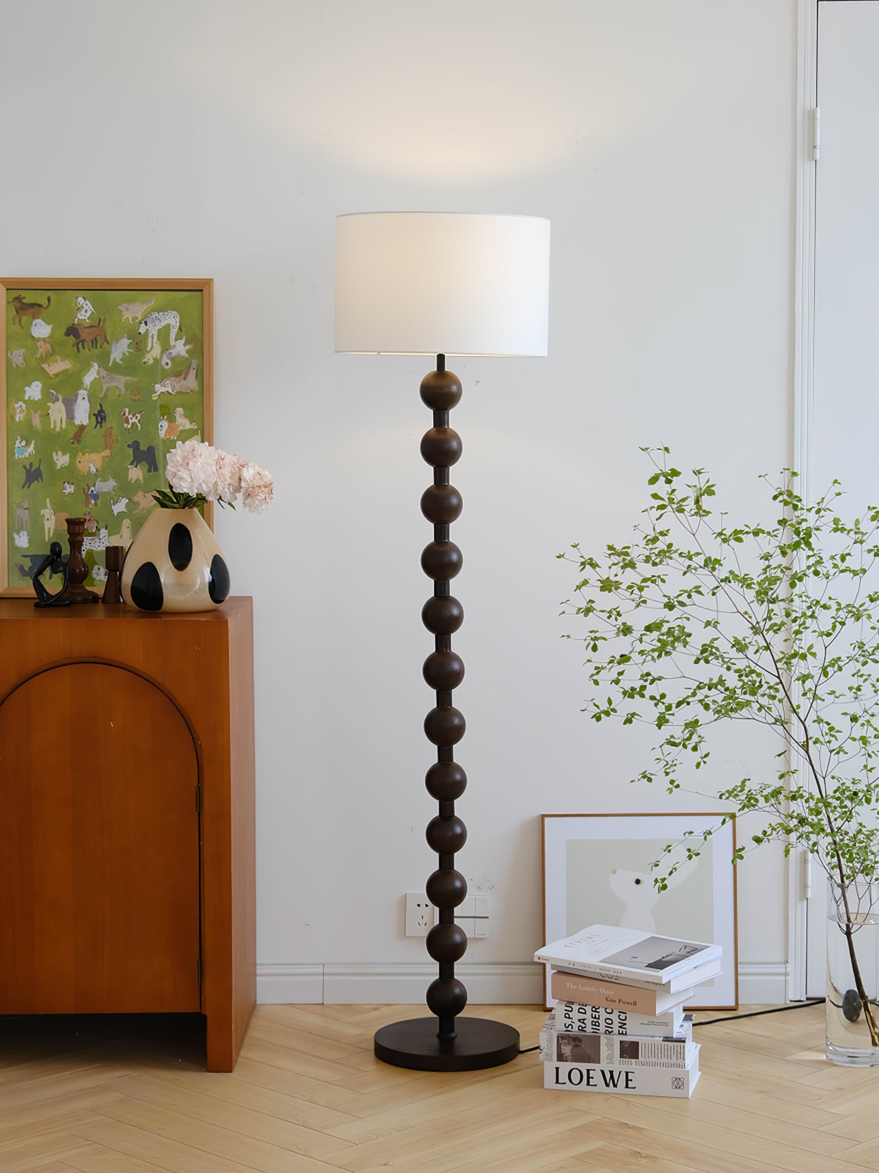 Hugo Barbell Floor Lamp