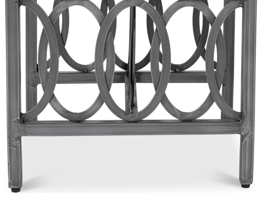 Olympia Square End Table White Marble Top   Traditional   Side Tables And End Tables   by Sideboards and Things  Houzz