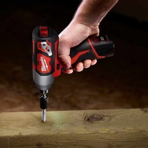 Milwaukee 2462-22 Impact Driver Kit， Kit， 12 V Battery， 1.5 Ah， 1/4 in Drive， Hex Drive， 3300 ipm IPM