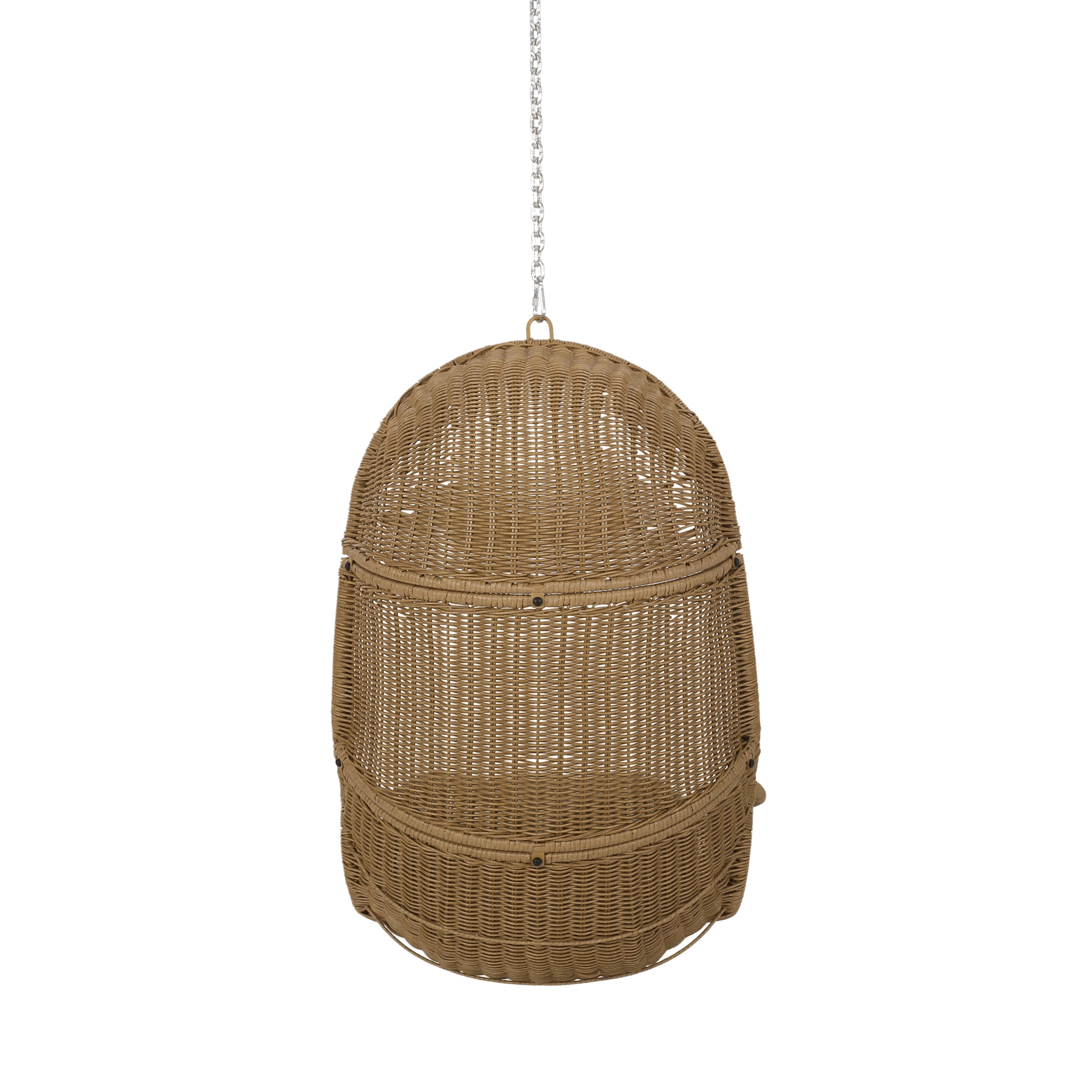 Berrien Orville Outdoor/Indoor Wicker Hanging Nest Chair (No Stand)