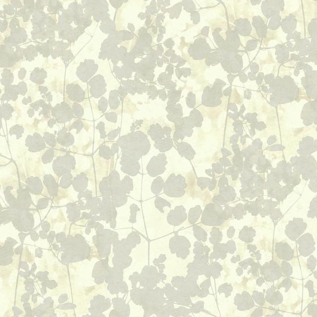 Pressed Leaves Wallpaper in Beige from the Botanical Dreams Collection