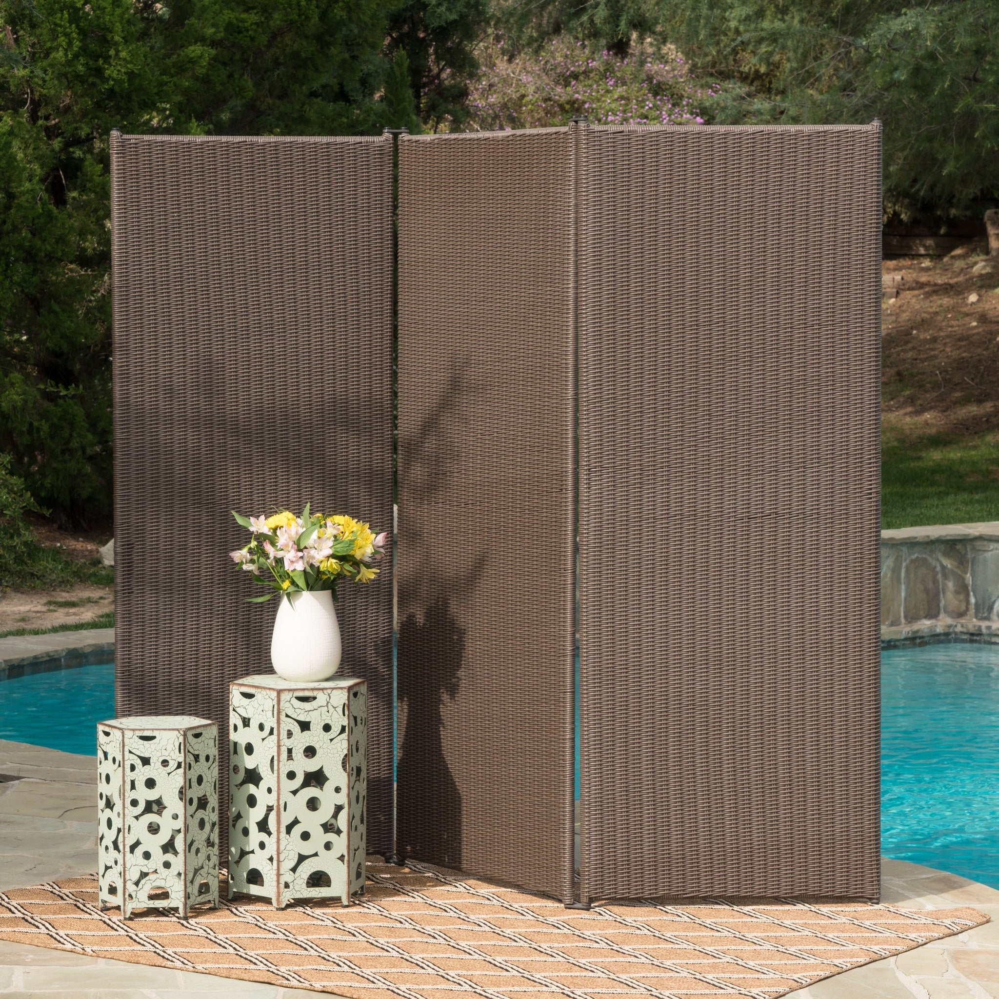 Osage Outdoor Wicker Privacy Screen