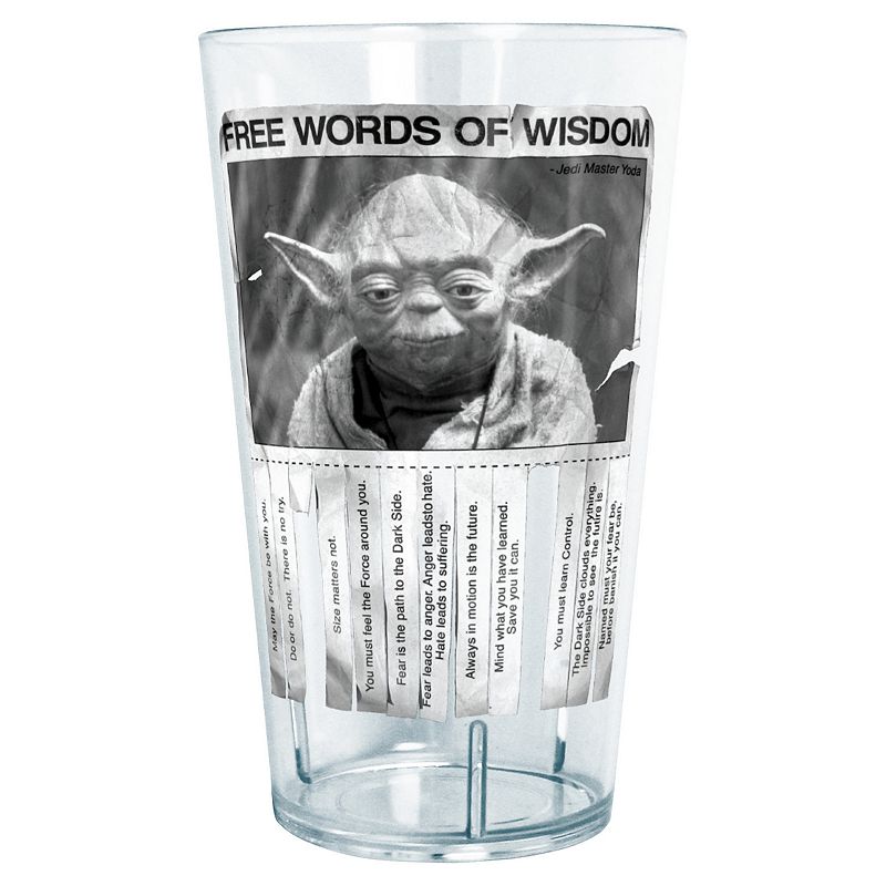 Star Wars Words Of Wisdom 24-oz. Tritan Glass