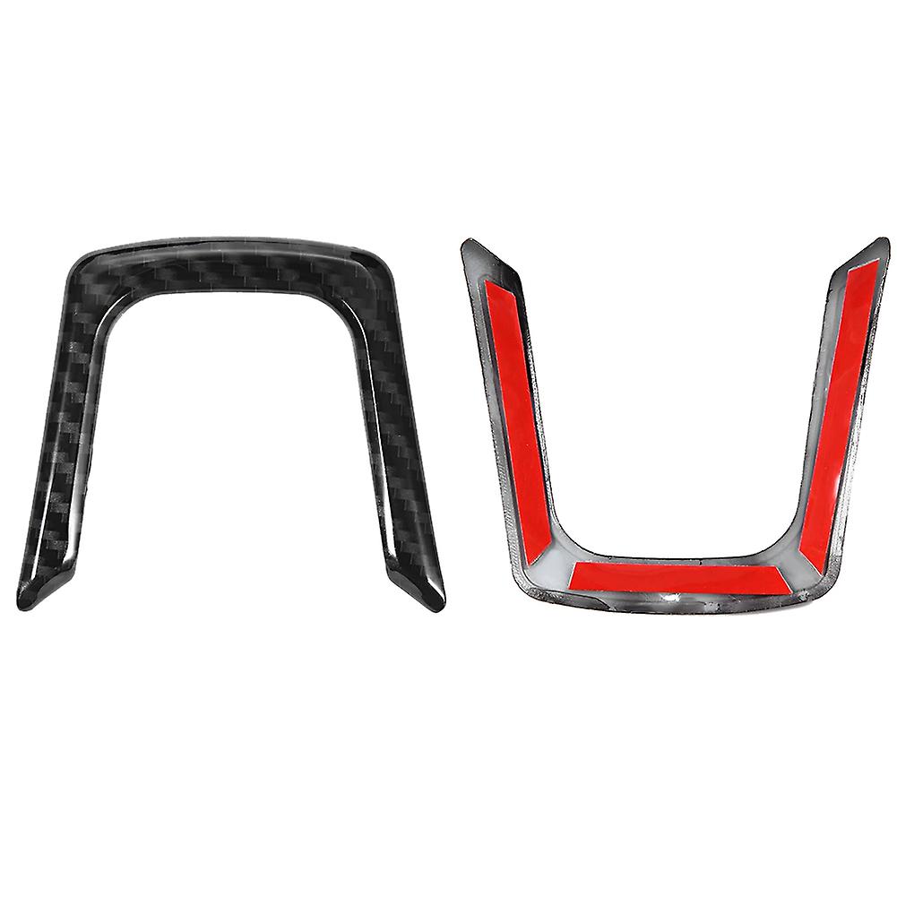 U-shape Steering Wheel Frame Trim Sticker Cover Fits For Jaguar Xe/xf/f-pace E-pace