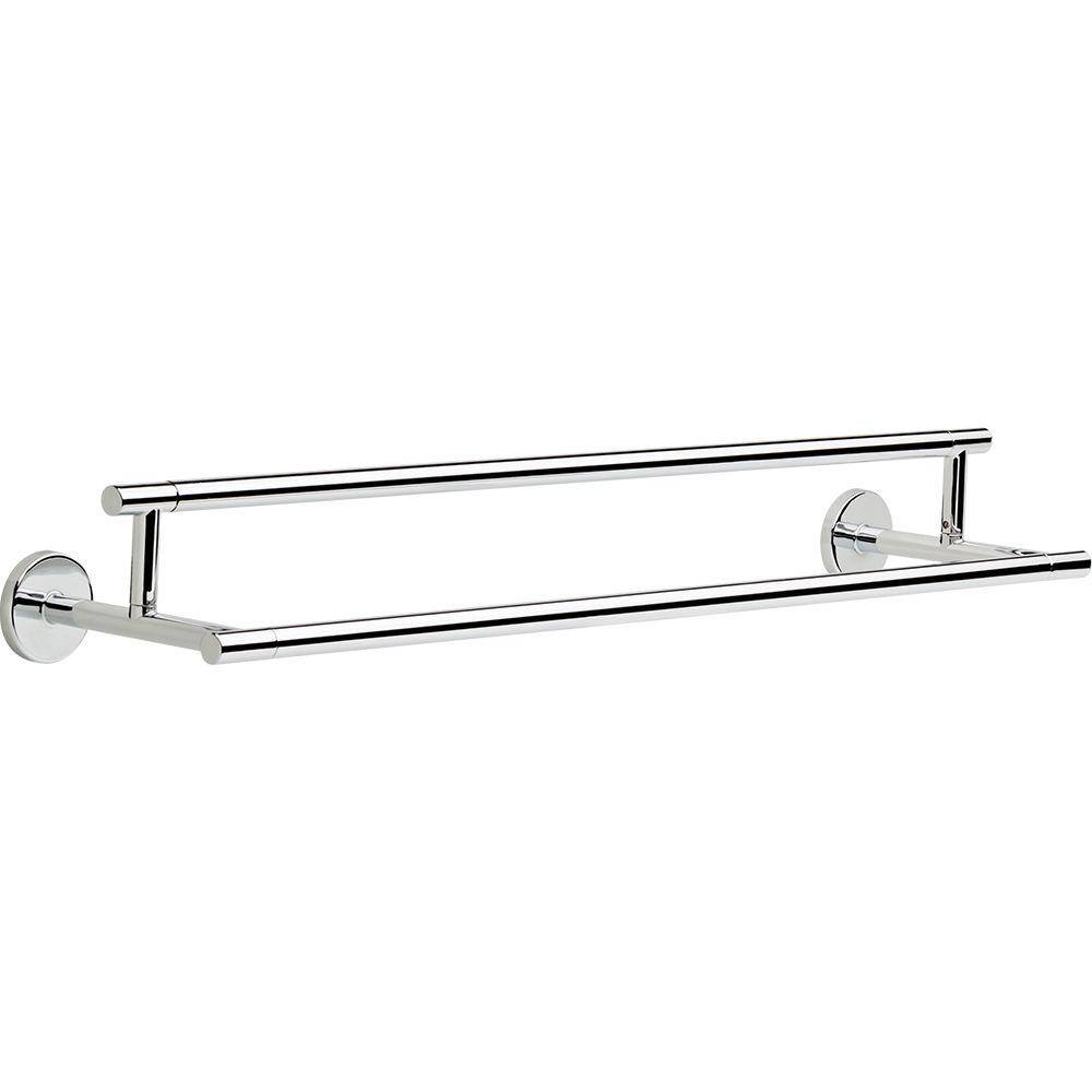 Delta Trinsic 24 in. Double Towel Bar in Chrome 75925