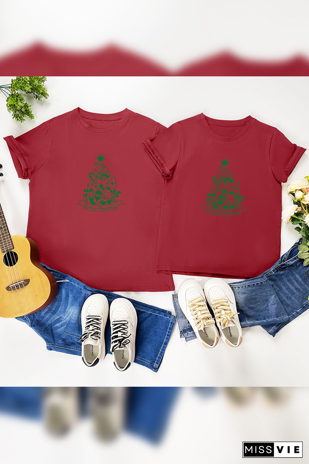 Christmas Tree Couple T-shirt Wholesale