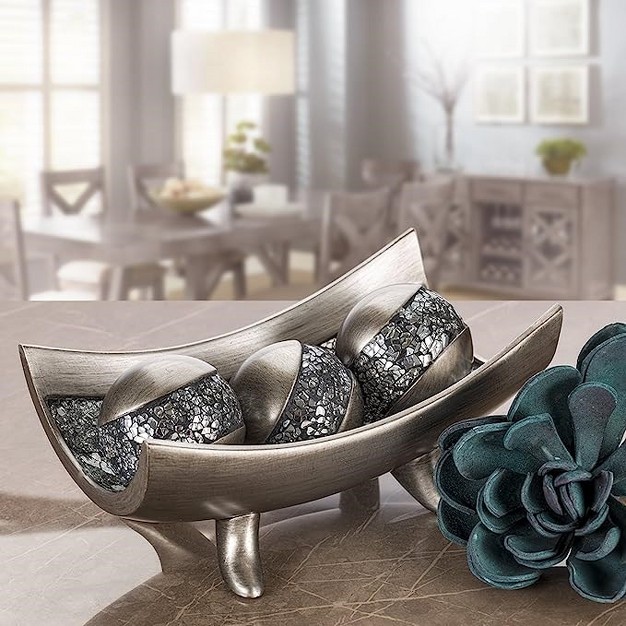 Creative Scents Schonwerk Silver Decorative Orbs