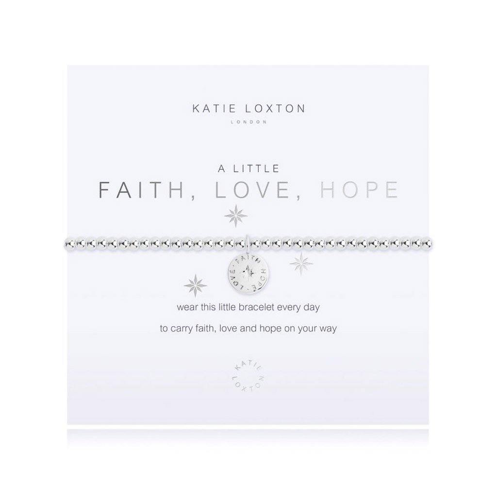 Katie Loxton  A Little Faith Love Hope Bracelet