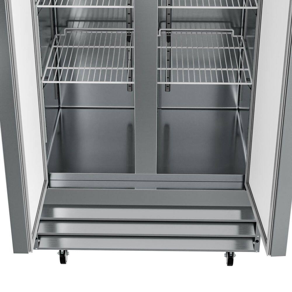 Koolmore 35 cu. ft. 2 Door Commercial Reach-In Refrigerator in Stainless Steel RIR-2D-SS35C