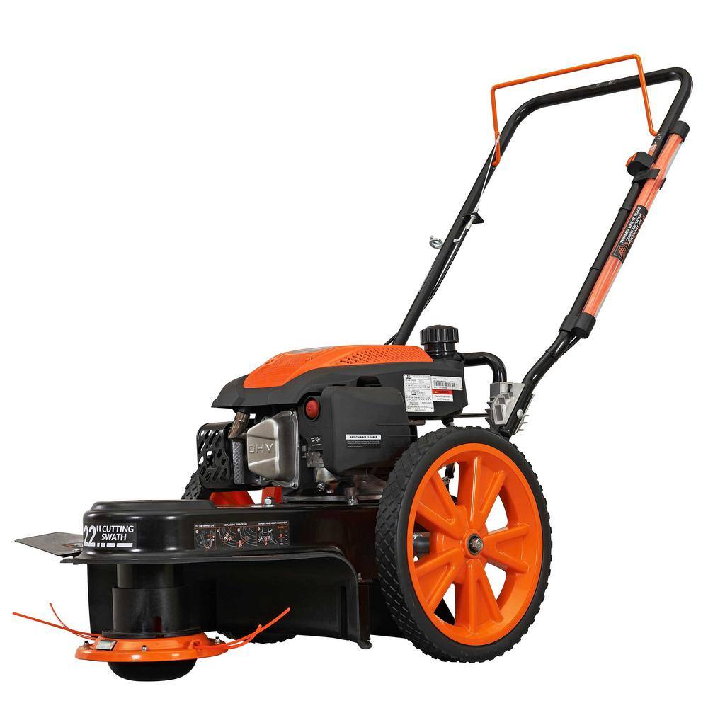 YARDMAX 22 in. 170cc Gas Walk Behind String Trimmer Mower YL2250