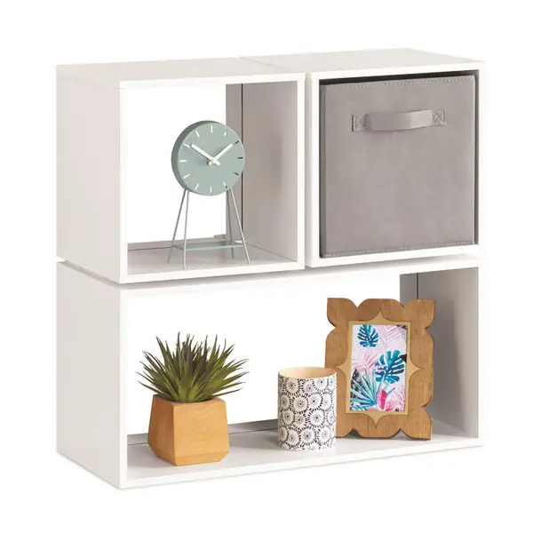 Whitmor 3-Piece Clip and Cube Organizer