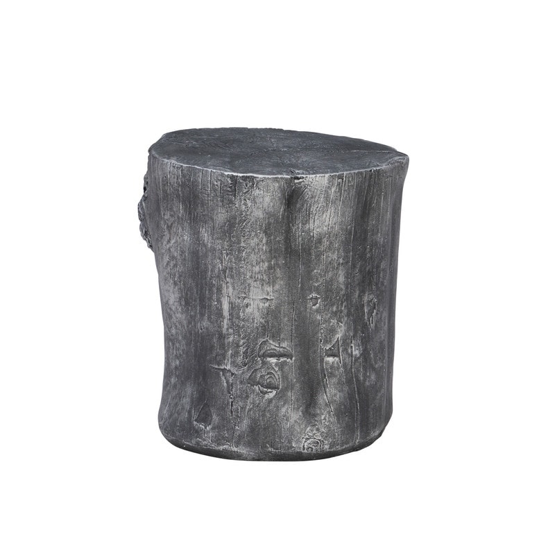 Linon Hunter Stump End Table Stool