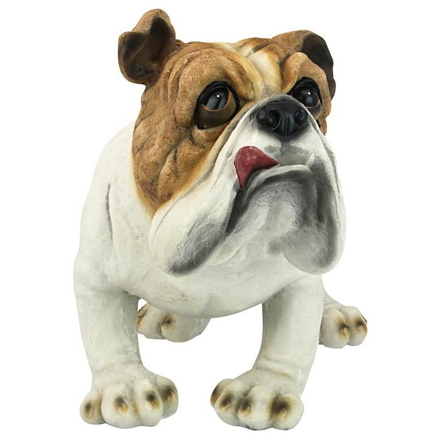 Design Toscano Winston The British Bulldog Statue Multicolored