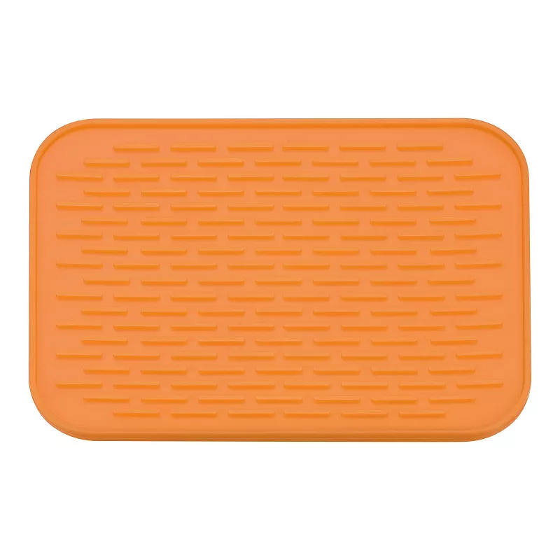 8.5 x 6 Sink Drain Pad Silicone Dish Drying Mat