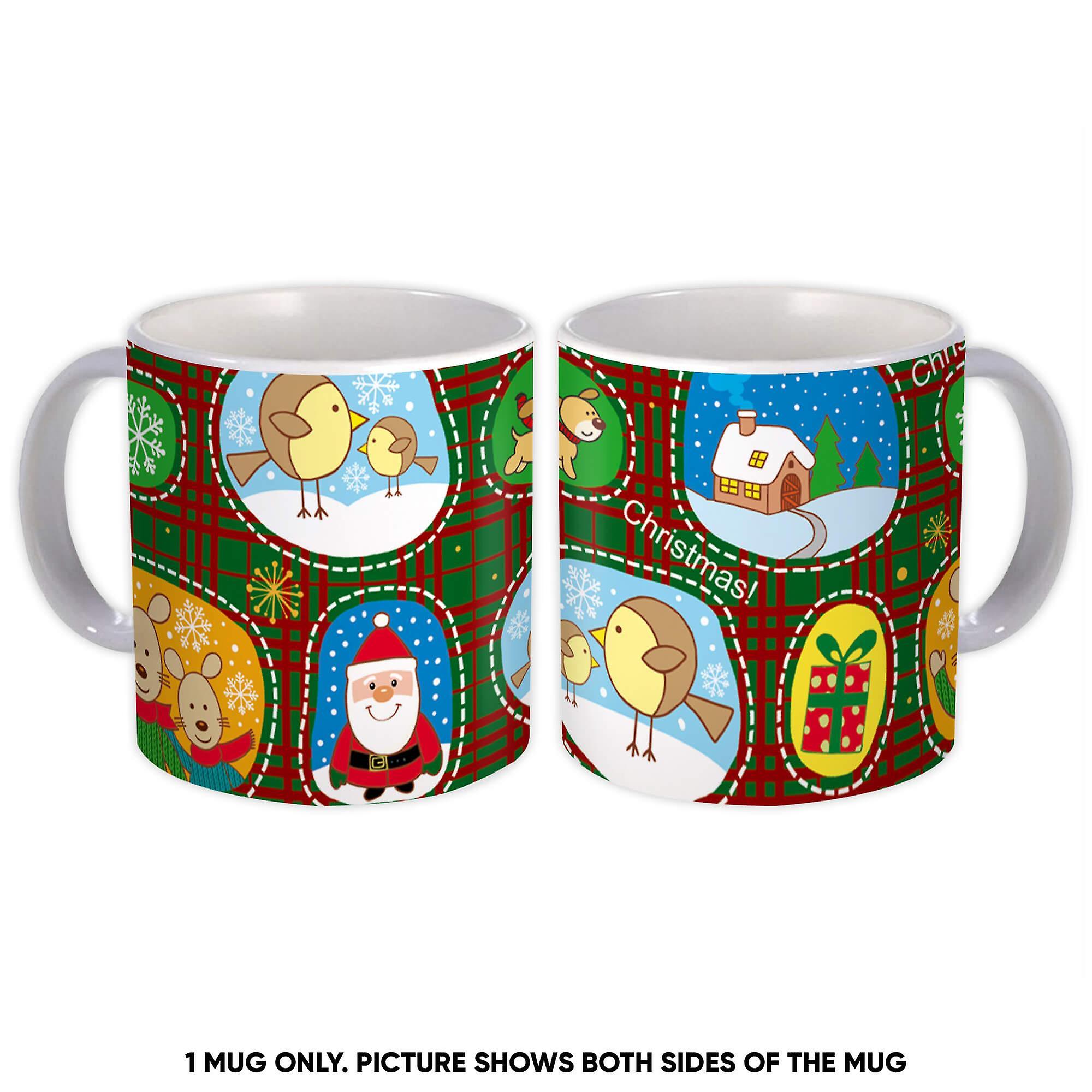 Gift Mug: Funny Mice Mouse Christmas Santa