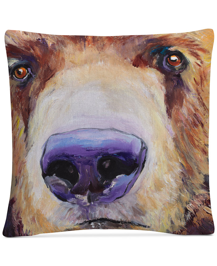 Baldwin Pat Saunders-White The Sniffer Decorative Pillow， 16 x 16