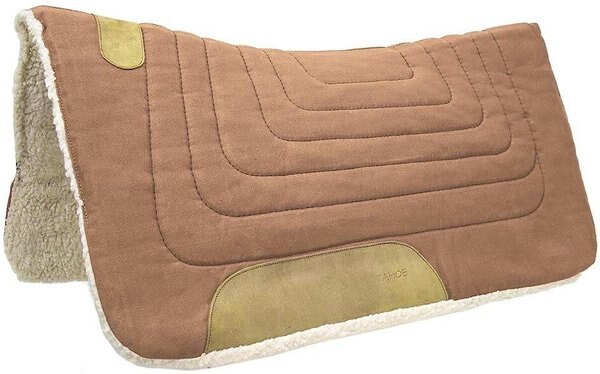 Tahoe Tack Western Canvas Contoured Wool Felt Extra Comfort Horse Saddle Pad