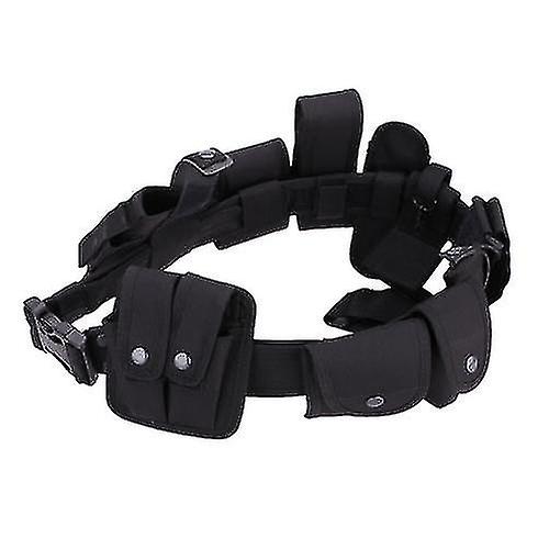 Born Pretty Tactical Police Security Guard Equipment Duty Utility Kit Belt With Pouches System Holster Outdoor T