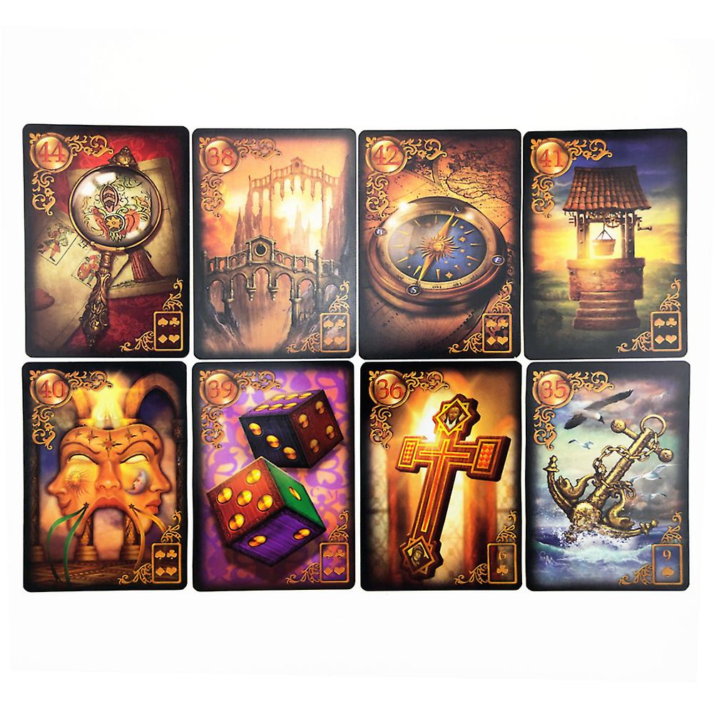 44 Pcs Gilded Reverie Lenormand Card