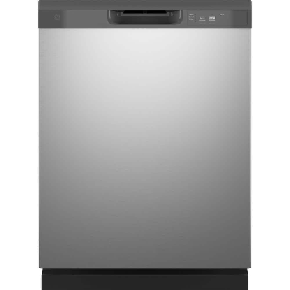 GE 24 in BuiltIn Tall Tub Front Control Dishwasher in Stainless Steel with Sanitize Dry Boost 55 dBA