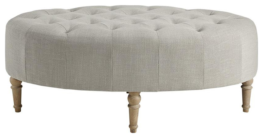 Clara Accent Ottoman   Traditional   Footstools And Ottomans   by Olliix  Houzz