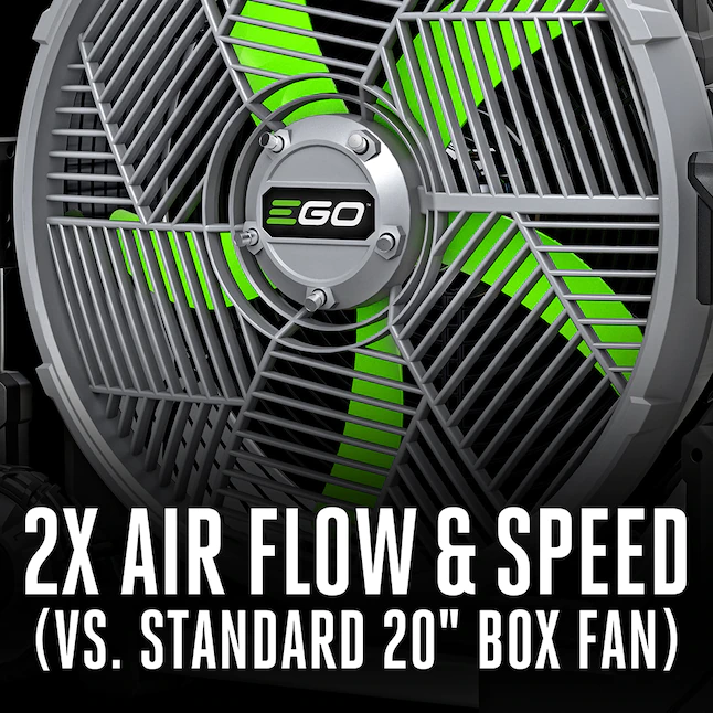 EGO 18-in 5-Speed Indoor or Outdoor Green Misting Floor Fan