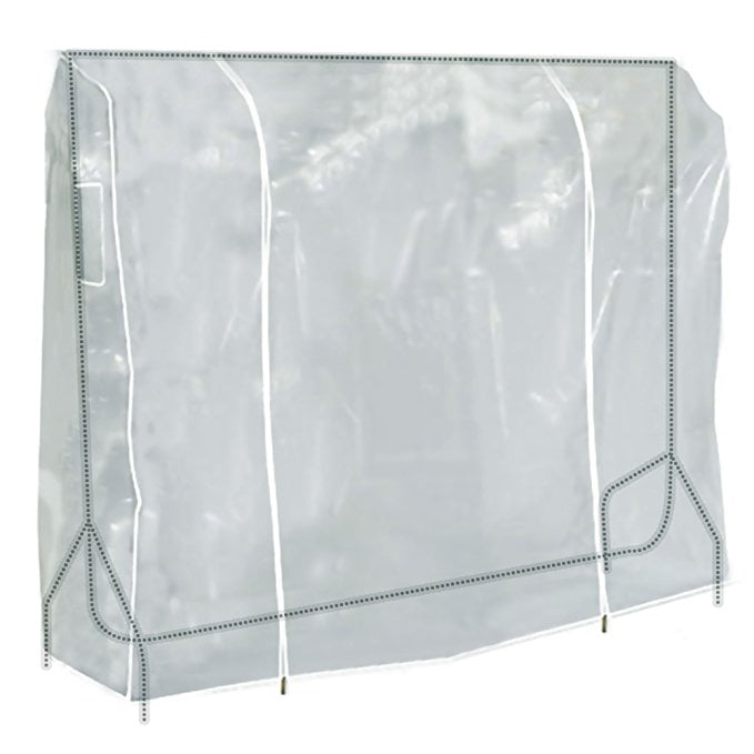 Sorbus Garment Rack Cover - 6 Ft Transparent Clothes Rail Cover, Garment Coat Hanger Protector Clothing Storage for Dresses, Suits, Coats, and More