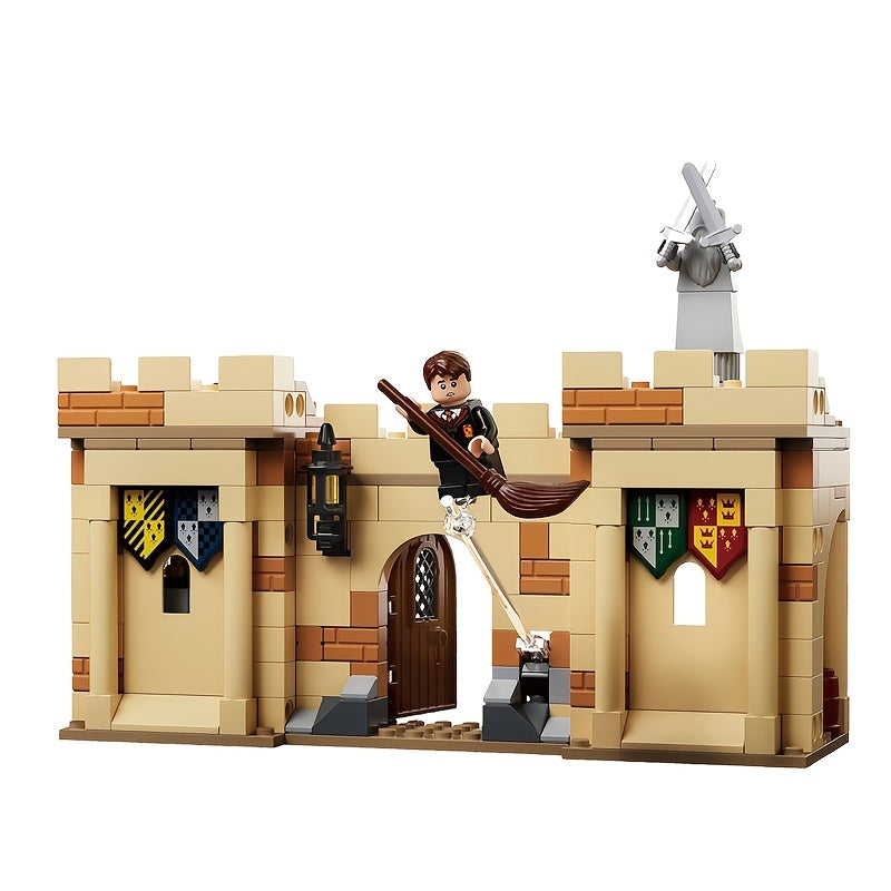 Hot Movie Magic Series Assembles Building Blocks Compatible With Lego 76395 Hogwarts First Flying Lesson Harry Brick Blocks Toys Kid‘s Gifts  A Good Educational Toy Gift For Children