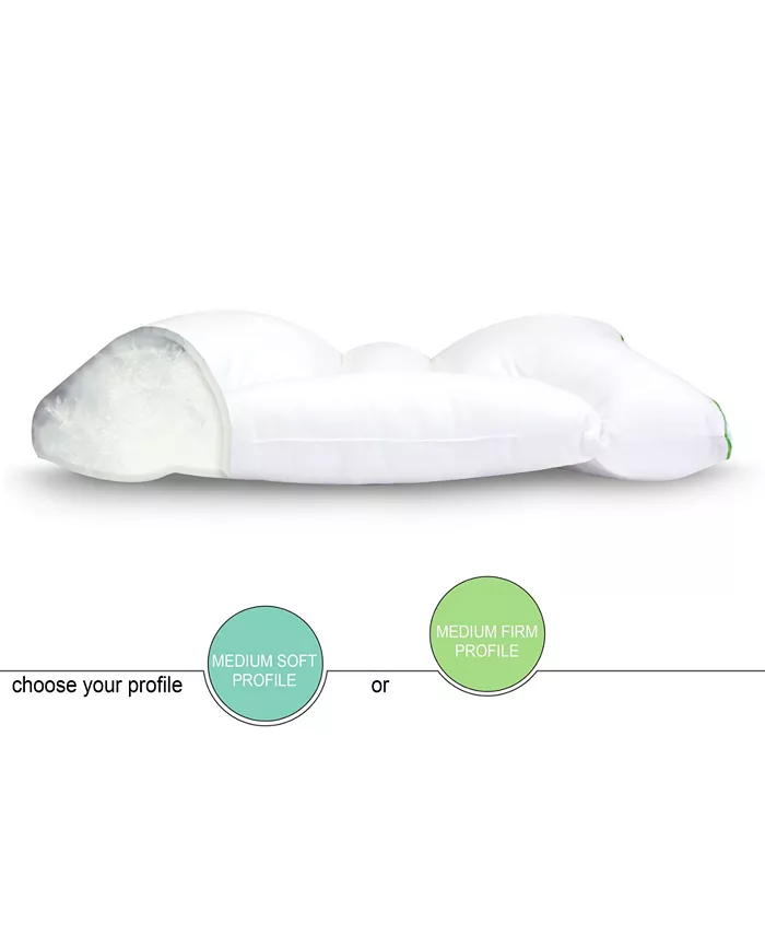 Rio Home Fashions Sleep Yoga Dual Sleep Neck Pillow - One Size Fits All