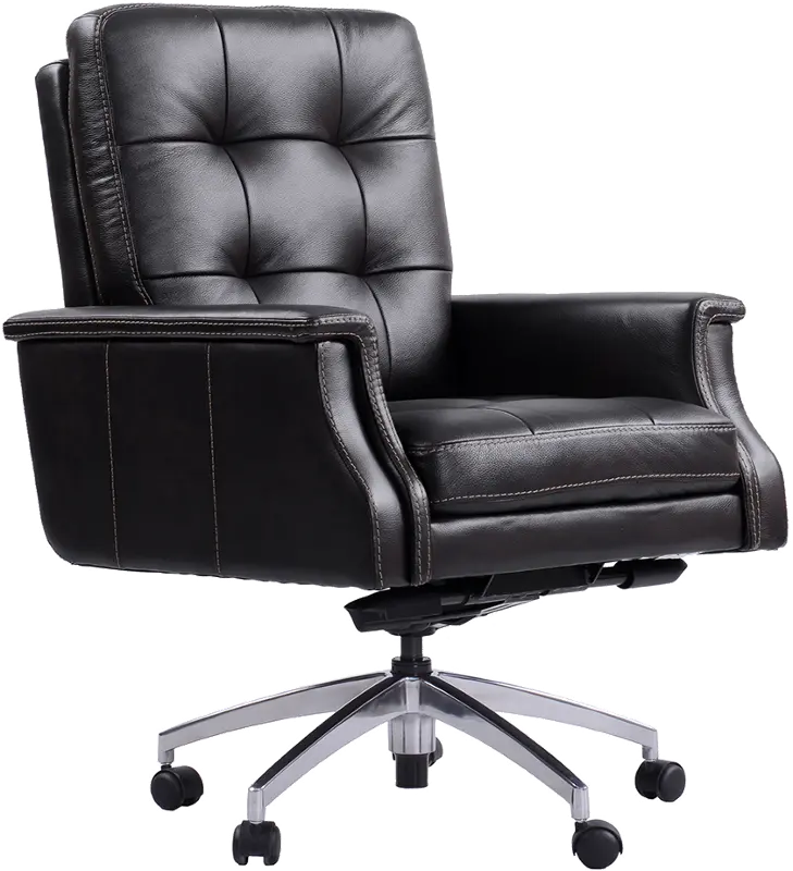 Verana Cafe Brown Leather Desk Chair