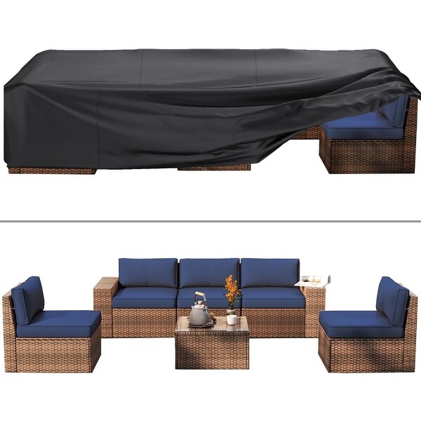 10Piece Wicker Sectional Sofa Set