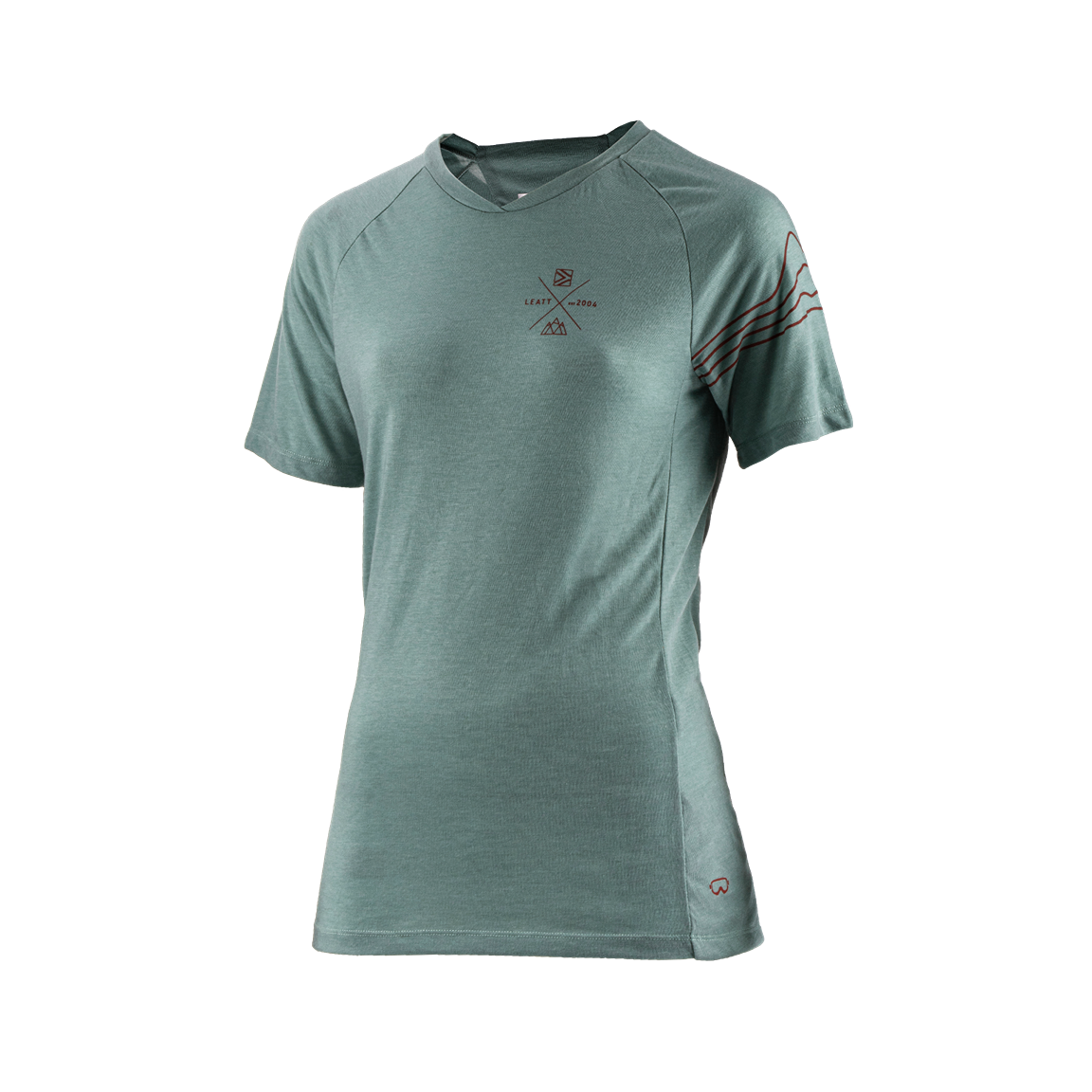 Leatt AllMtn 3.0 Short Sleeve MTB Jersey - Womens - Pistachio - 2023