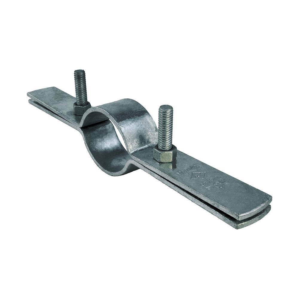 The Plumber's Choice 2-12 in. Riser Clamp in Galvanized Steel 212CLRSG