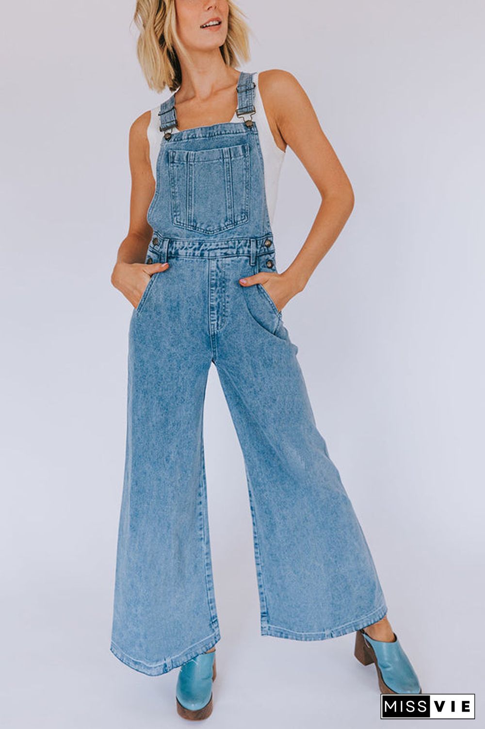 Throwback Denim Overalls