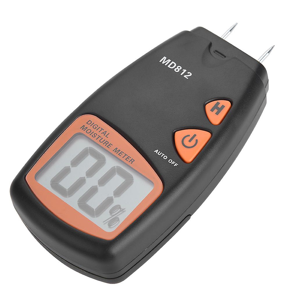 MD812 Digital LCD 2/4 Pin Wood Moisture Meter Tester Timber Hygrometer Humidity Detector