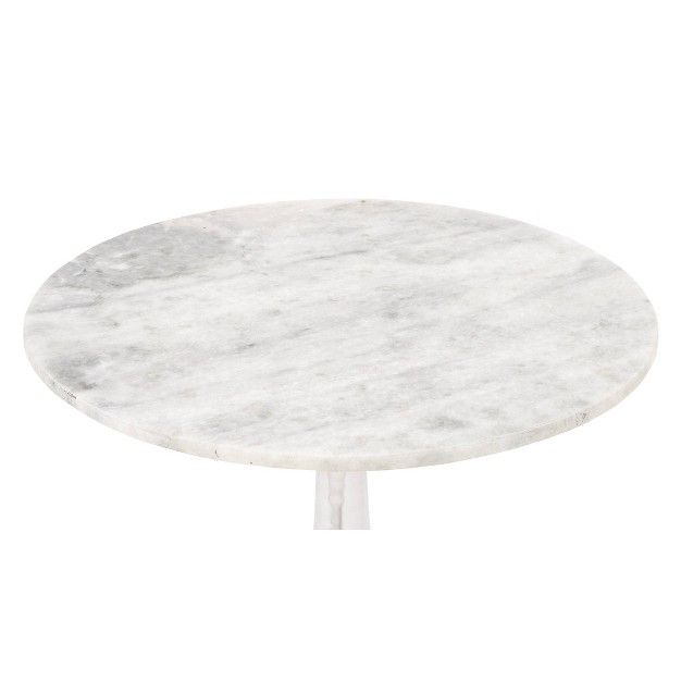 Traditional Accent Table White Olivia amp May